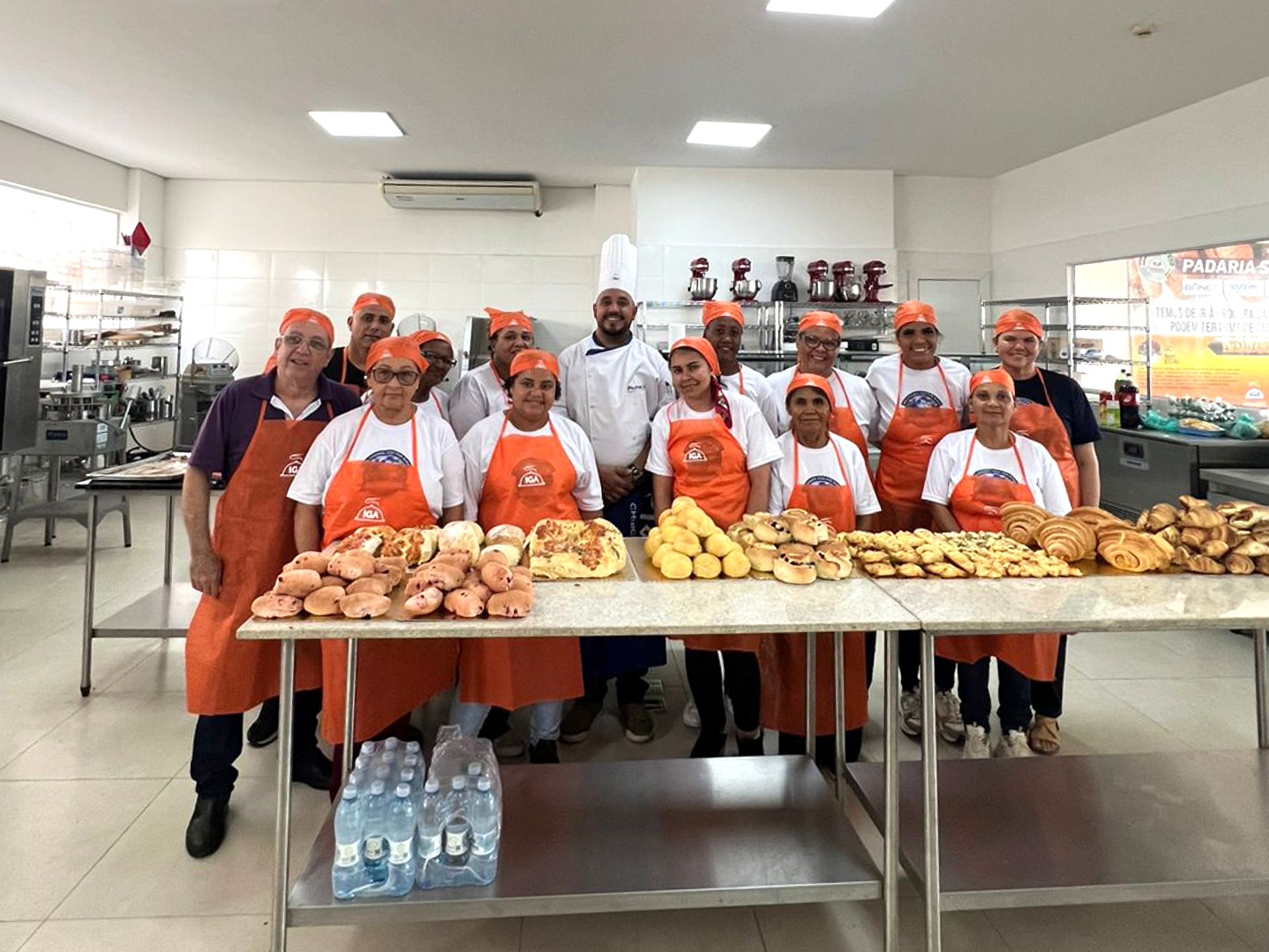 Prática apoia capacitação no IGA Campinas com o Padaria Social