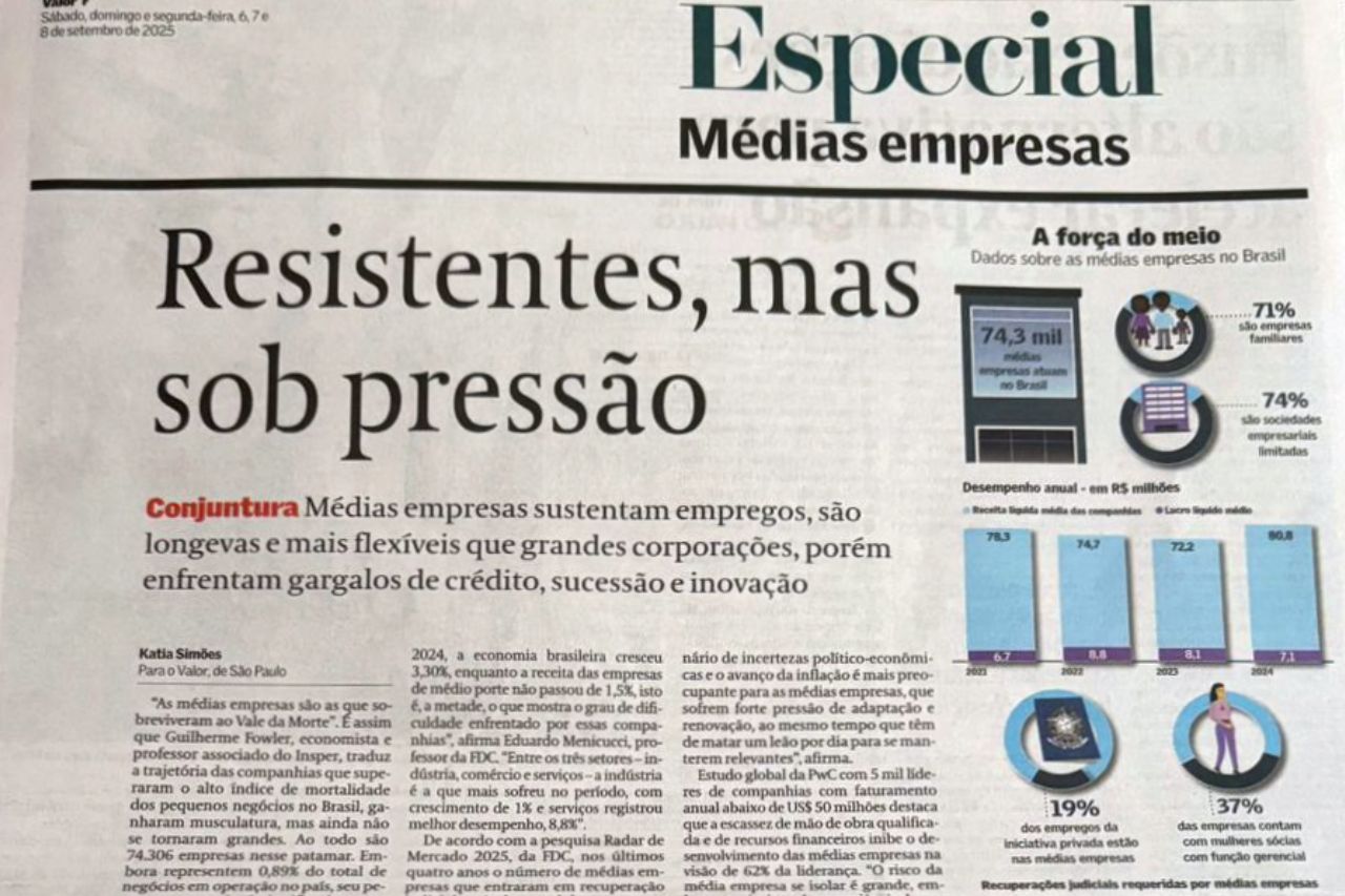 Reportagem do Valor Econômico com participação da Prática