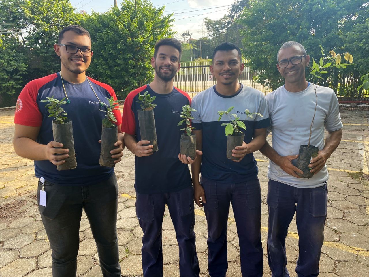 Prática faz doação de mudas de árvores nativas para seus colaboradores