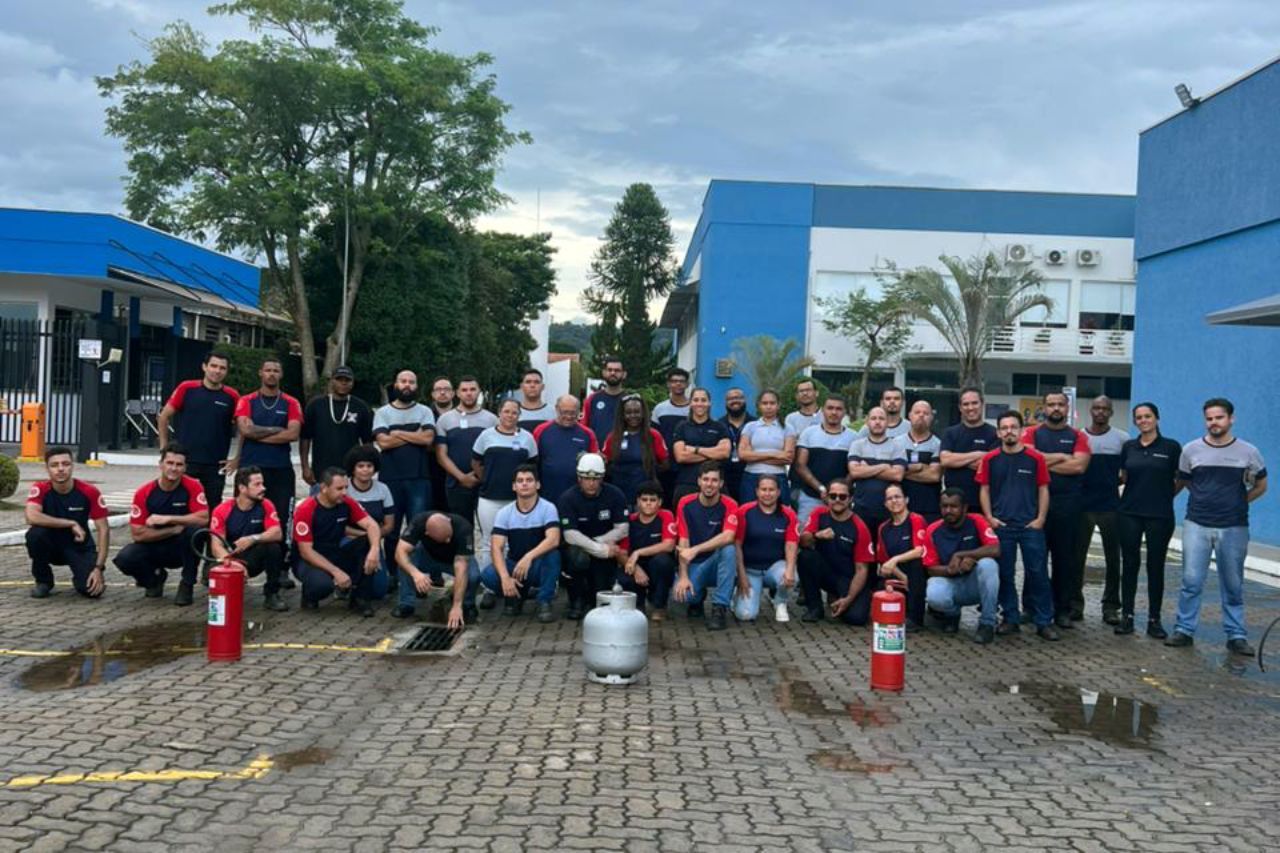 Treinamento da Brigada de Emergência 2026 da Prática reuniu 47 colaboradores
