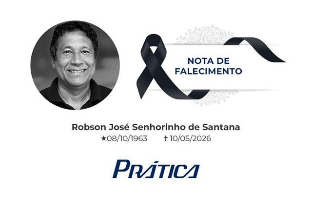 Nota de pesar pelo falecimento de Robson José Senhorinho de Santana, Gerente Regional Norte Nordeste