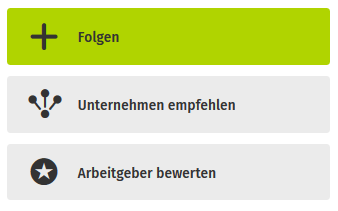 Der Folgen-Button bei Xing.