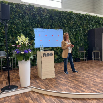 Judith speaking at FIBO event in Cologne