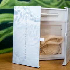 A box that says clean routine collection on it