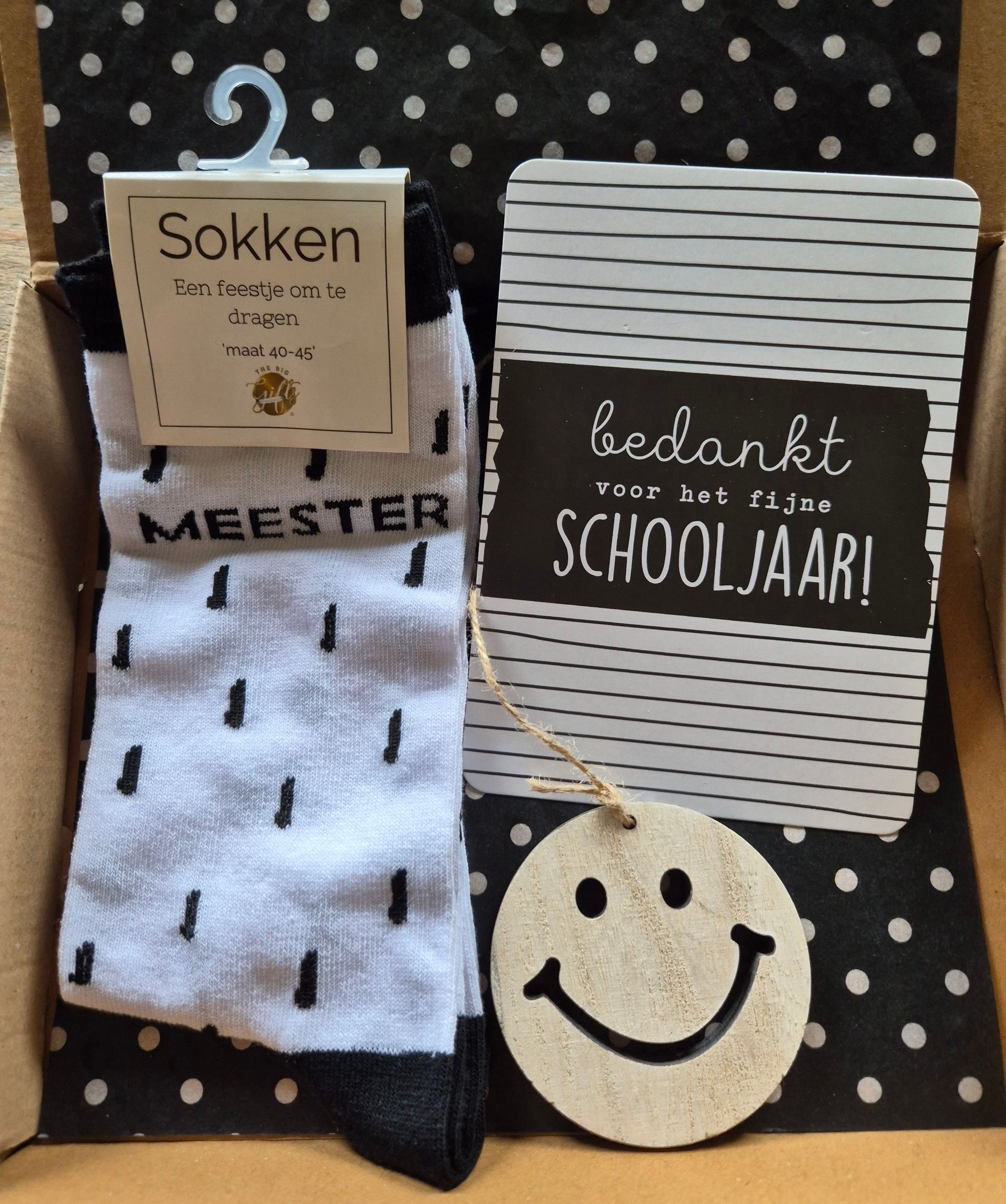 Bedankt voor het schooljaar brievenbus cadeau