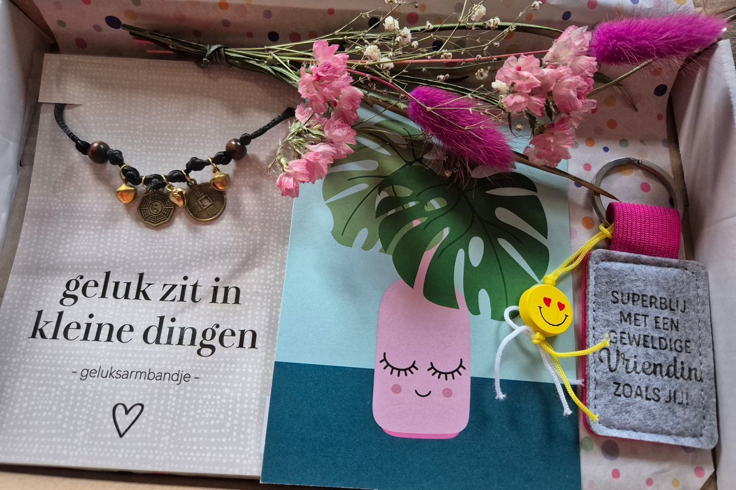 Geluk zit in  kleine dingen...