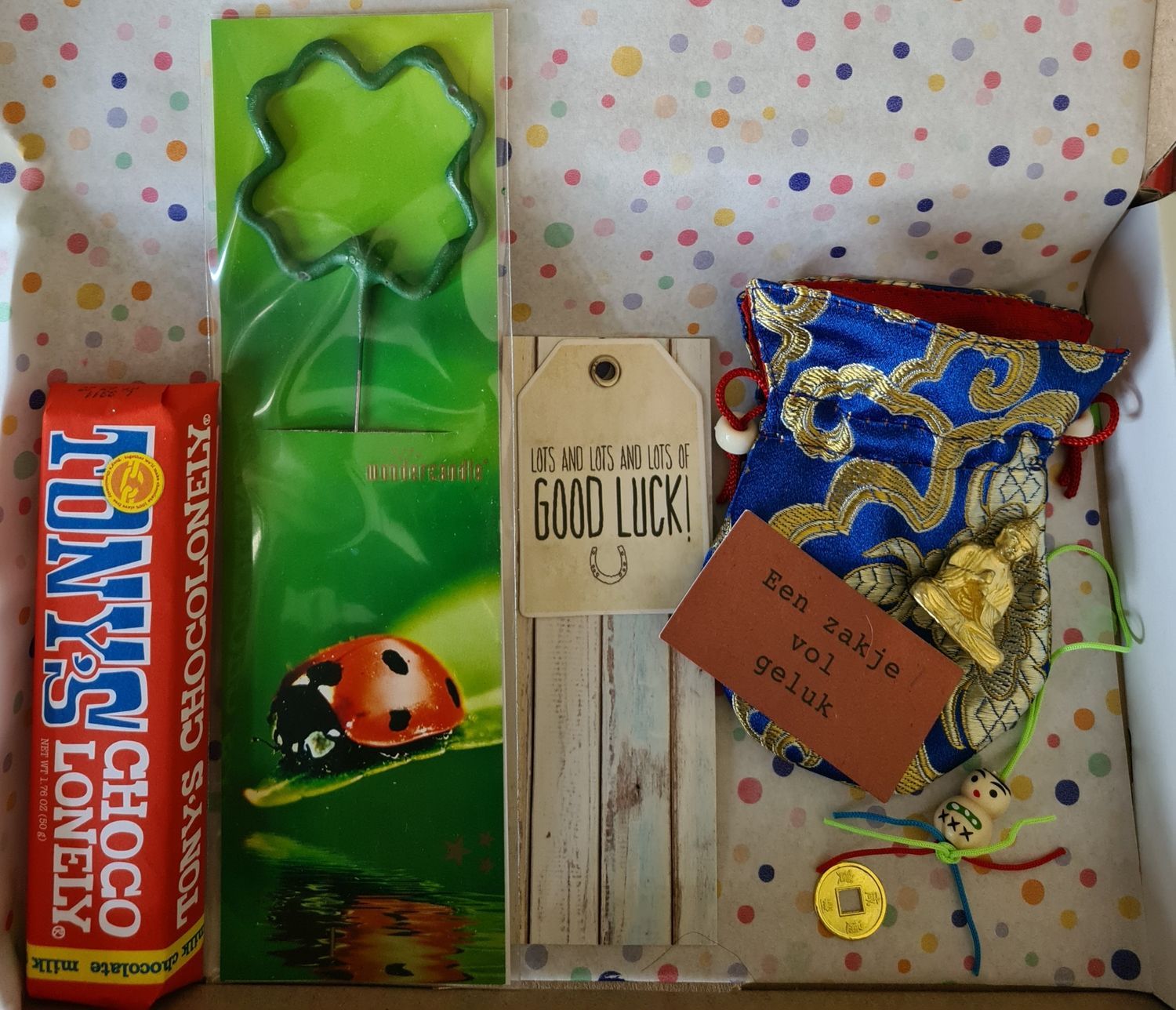 Heel veel succes brievenbus cadeau