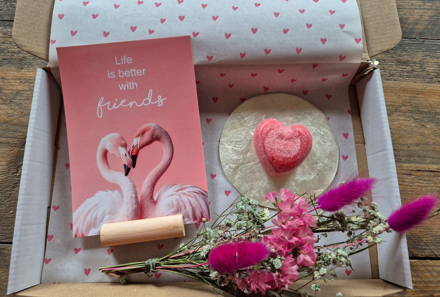 Life is better with friends brievenbus cadeau