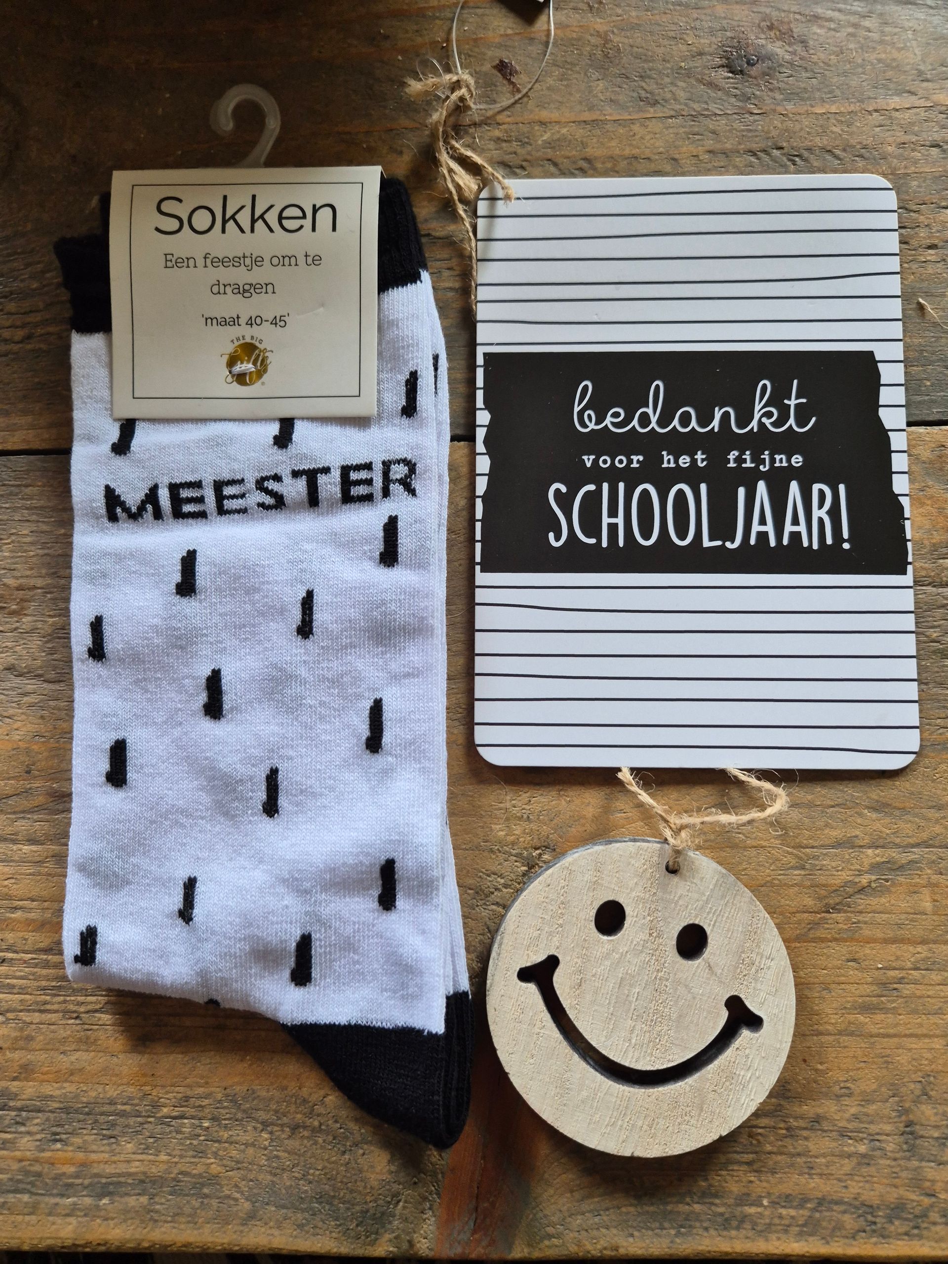 Bedankt voor het schooljaar brievenbus cadeau