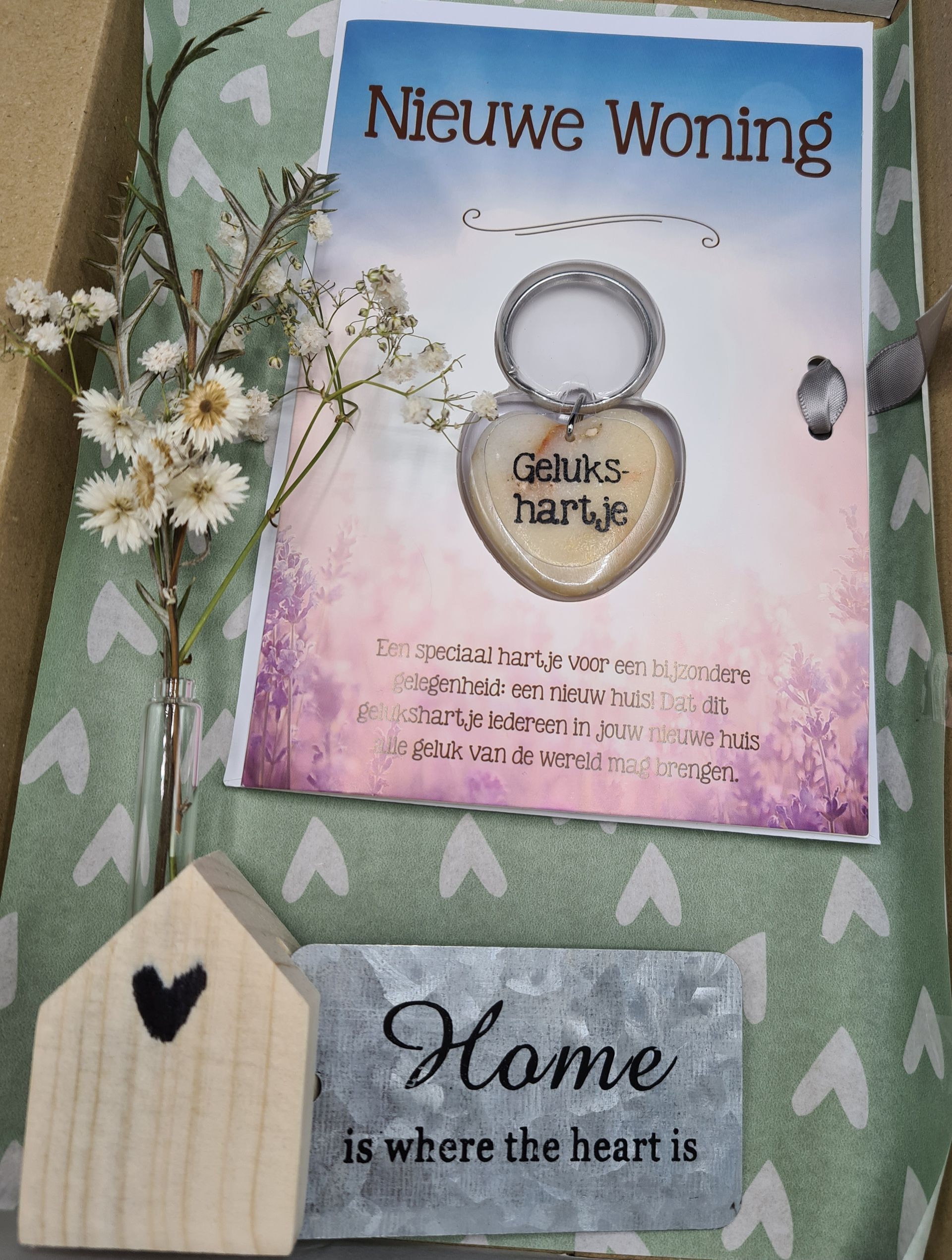 Cadeauverpakking met kaartje 