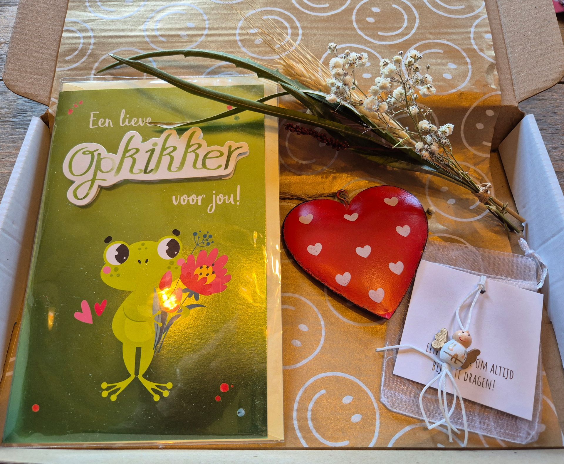 Een lieve opkikker voor jou  brievenbus cadeau