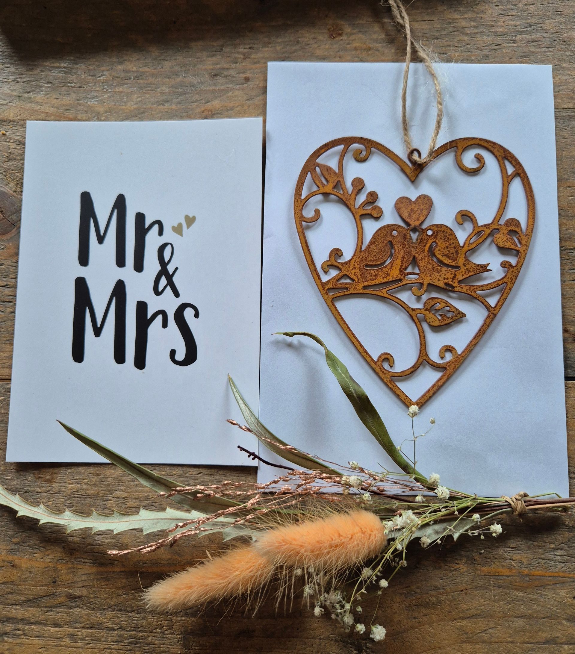 Mr & Mrs  brievenbus cadeau