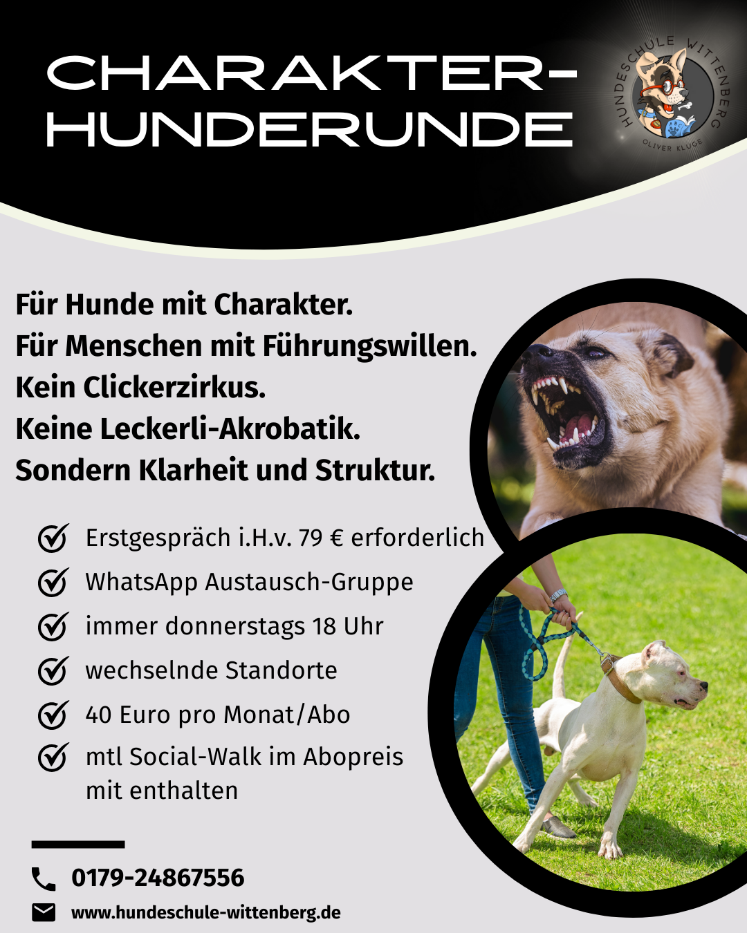 Angebot zum Charakter-Hunderunde