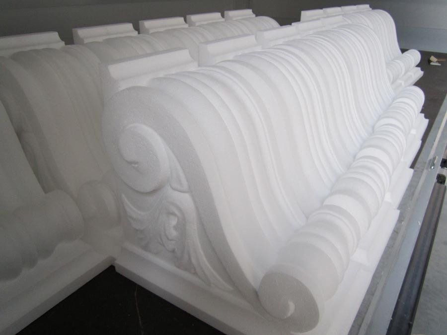 mezzi capitelli in polistirolo