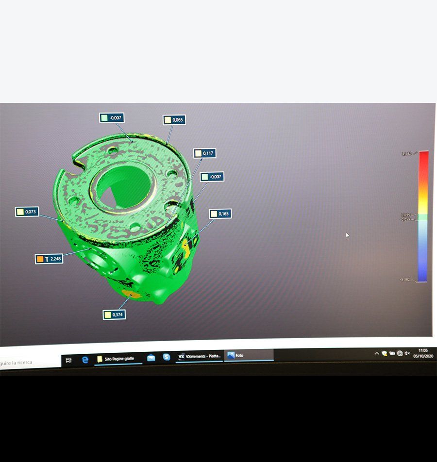 comparazione modello CAD