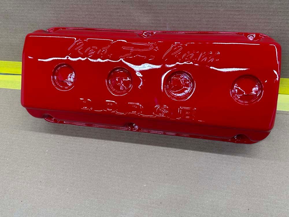 A red box that says ' ken 's racing ' on it