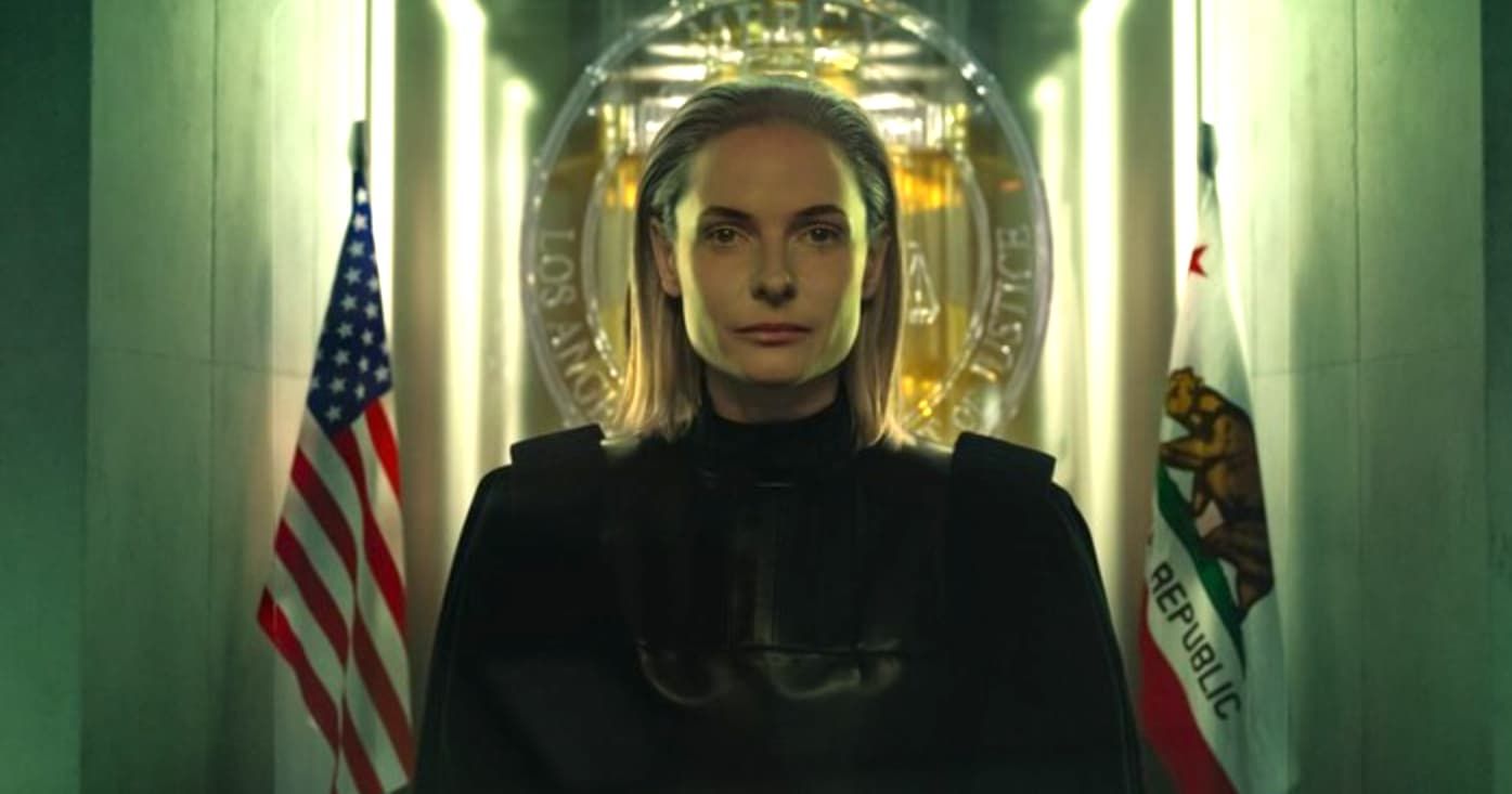 Woman in white dress on stage at a nightclub