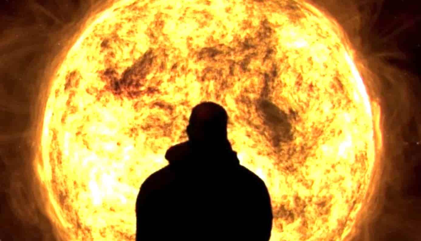 Kanye West overlooks one of his many art projects.