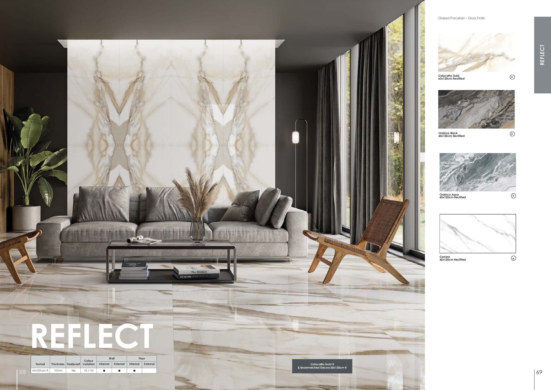 Floor and wall tiles