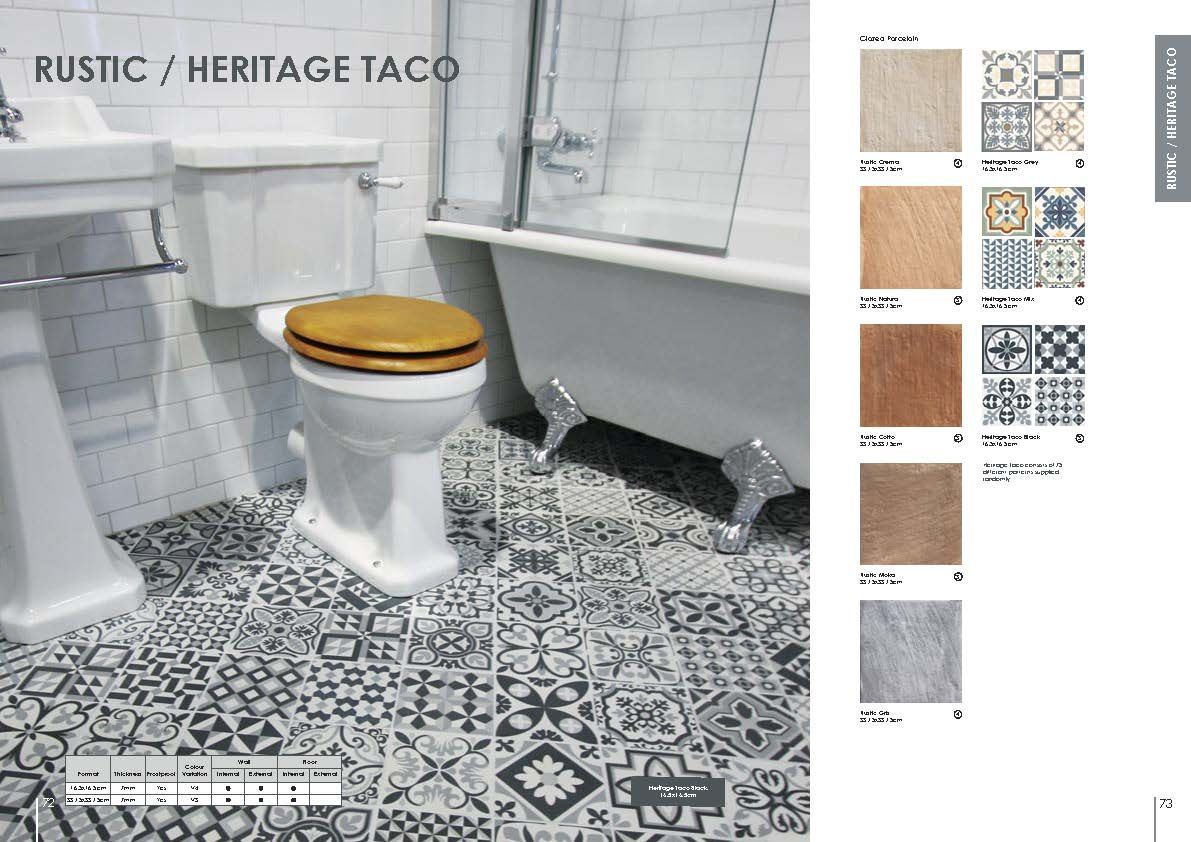 Floor and wall tiles