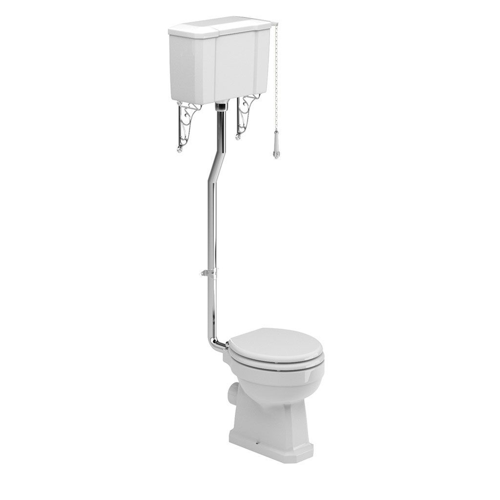 Adare HL OB Toilet Pan, Cistern & Soft Close Seat