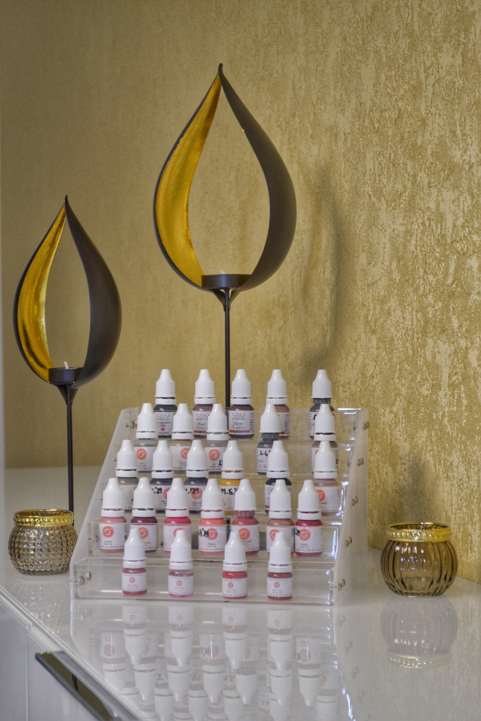 Farbfläschchen für Permanent Makeup