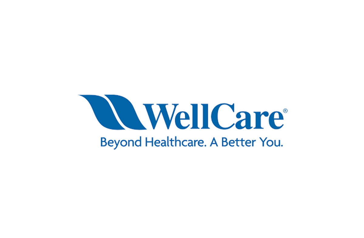 The wellcare logo is blue and white and says beyond healthcare a better you.