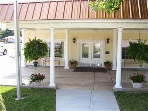Our Spacious Entryway at Allee-Holman-Howe Funeral Home in Camdenton, MO