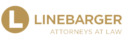 A logo for linebarger attorneys at law