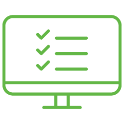 Desktop survey icon