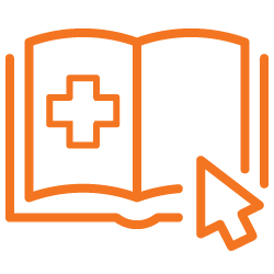 Medical library icon
