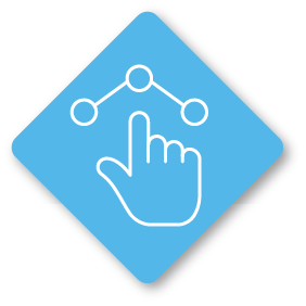 Finger pointing up icon