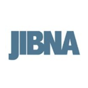 The jibna logo is blue and white on a white background.