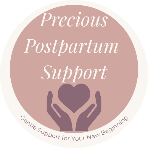 Pink circle with text