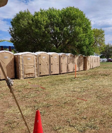 Row of Portable Toilets — Sierra Vista, AZ — Porta-Pot
