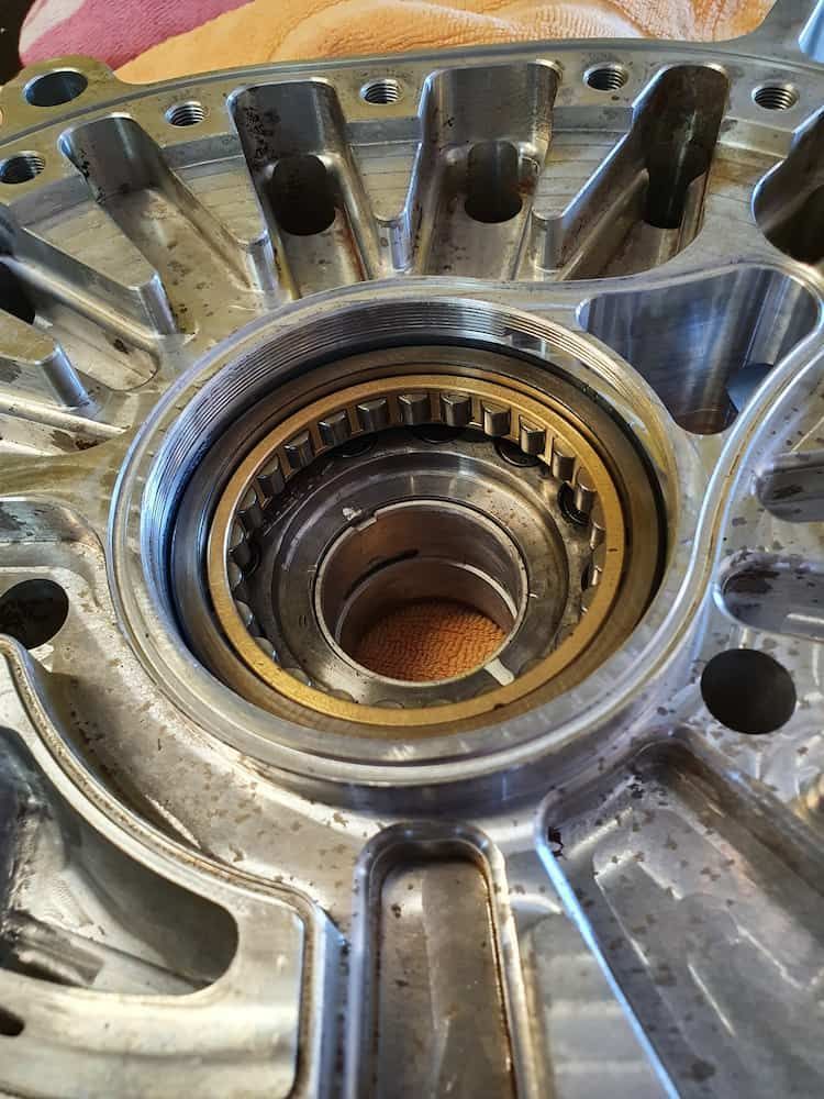 A Close Up Of A Metal Rim With A Bearing In It — Strong Motors In Currajong, QLD