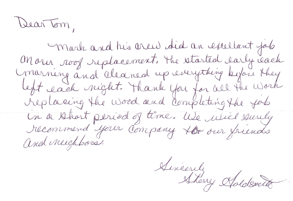 roofing installed and maintained