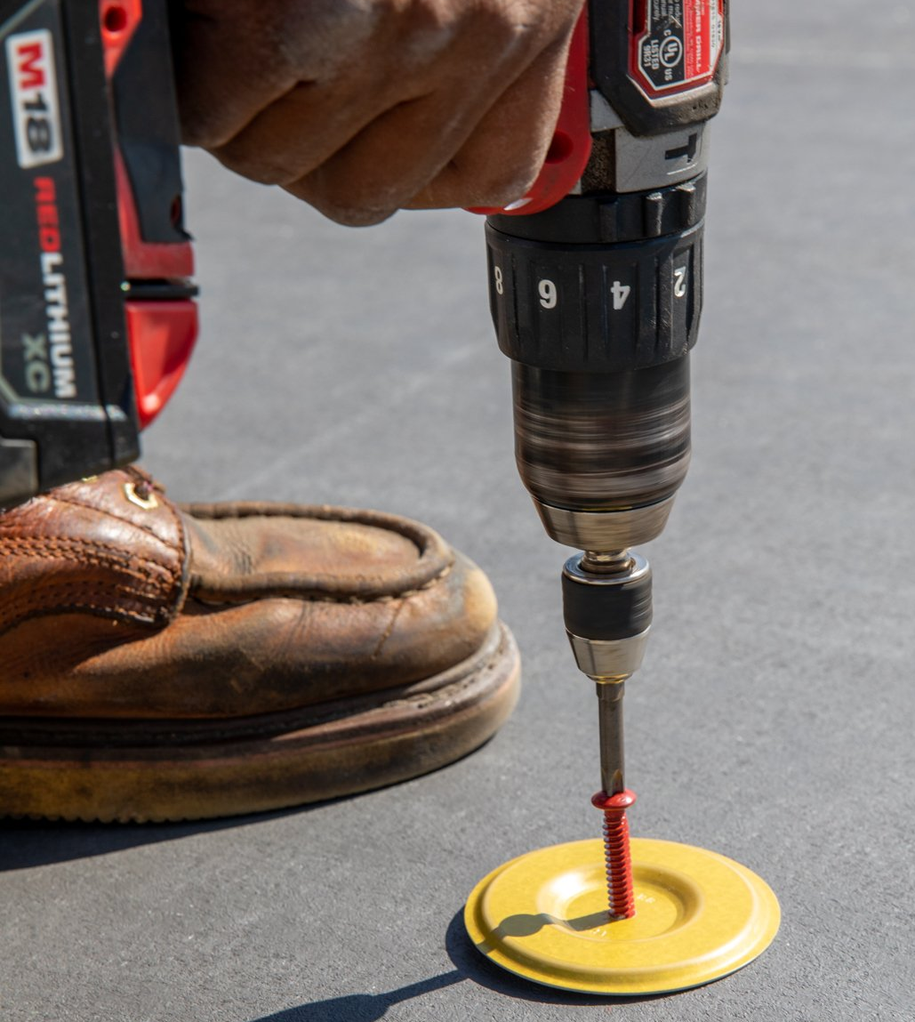 Tools on the roof repair Escondido