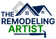 The logo for The Remodeling Artist shows a house and a hammer.