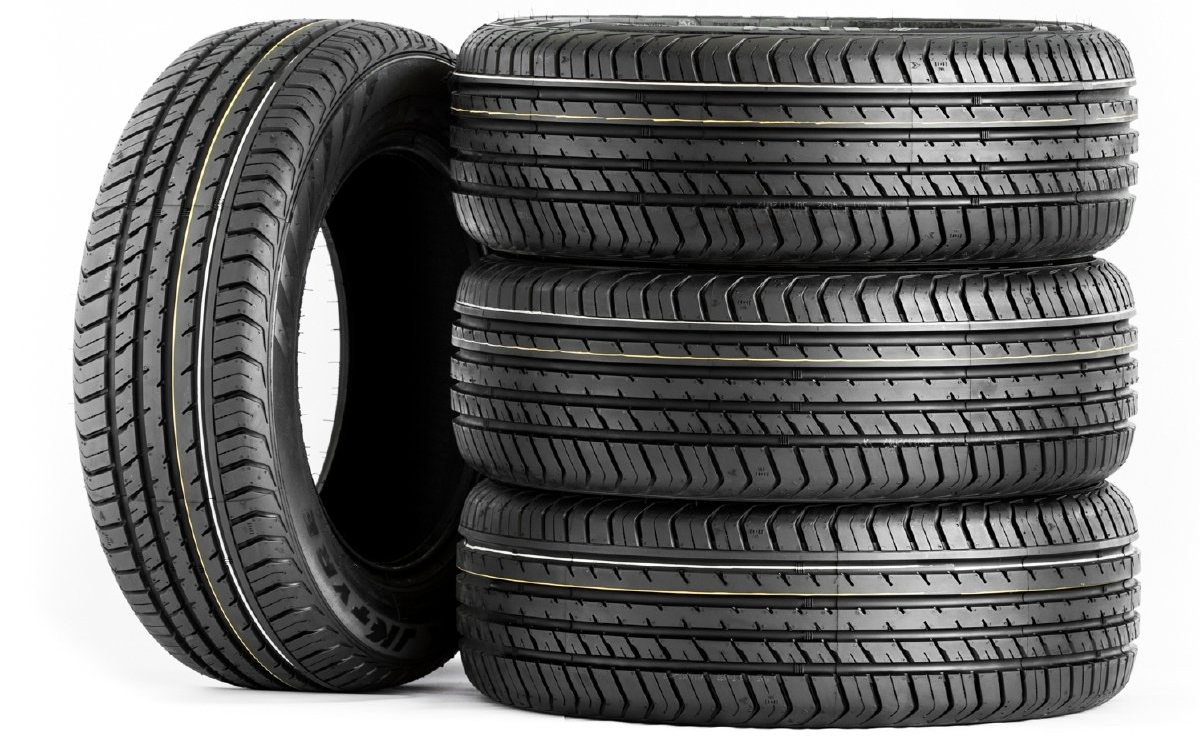 stock photo of tyres