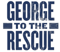 George to the rescue logo on a white background