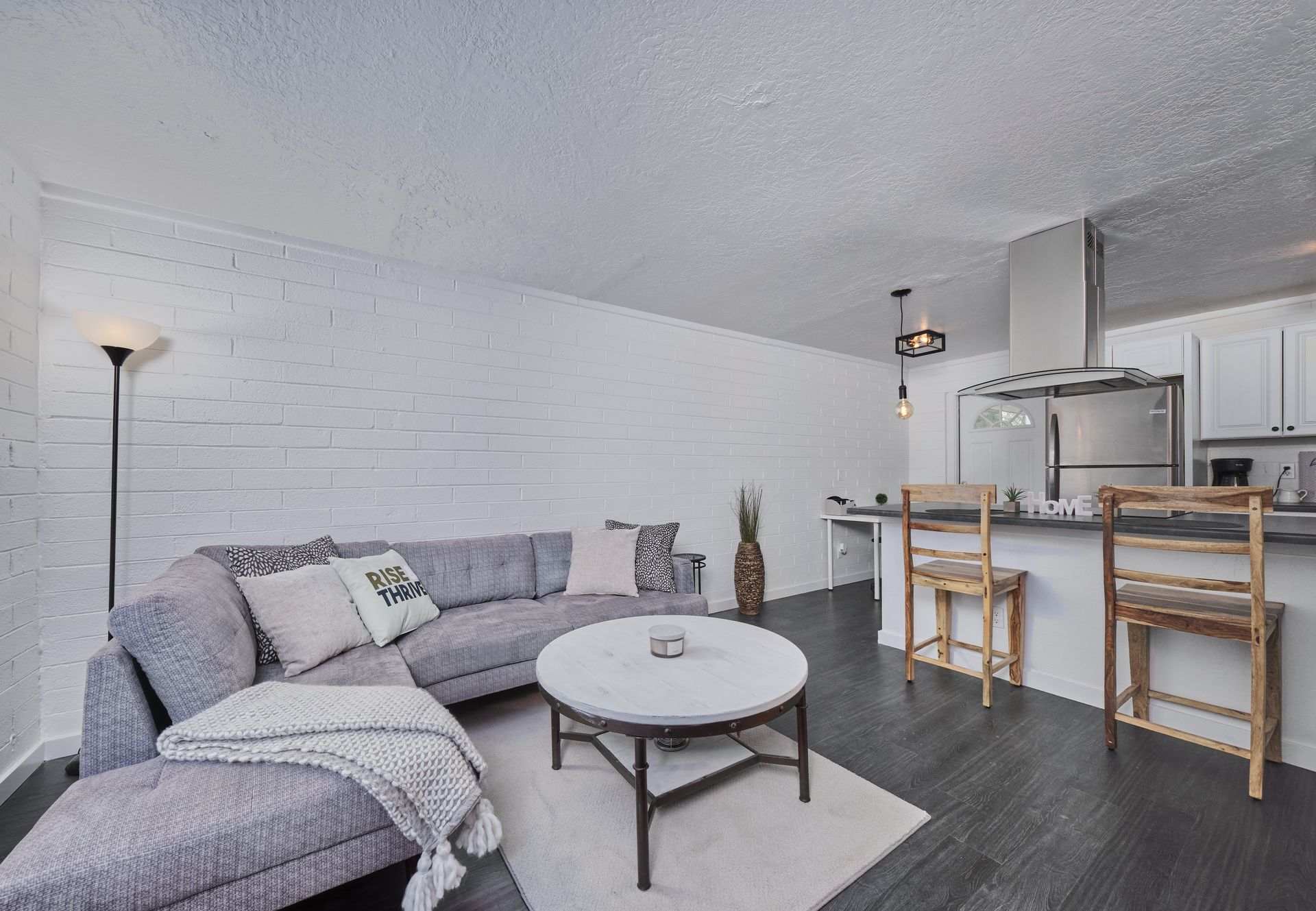 spacious living room