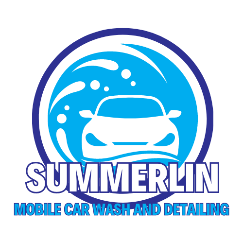 a logo for summerlin mobile car wash and detailing