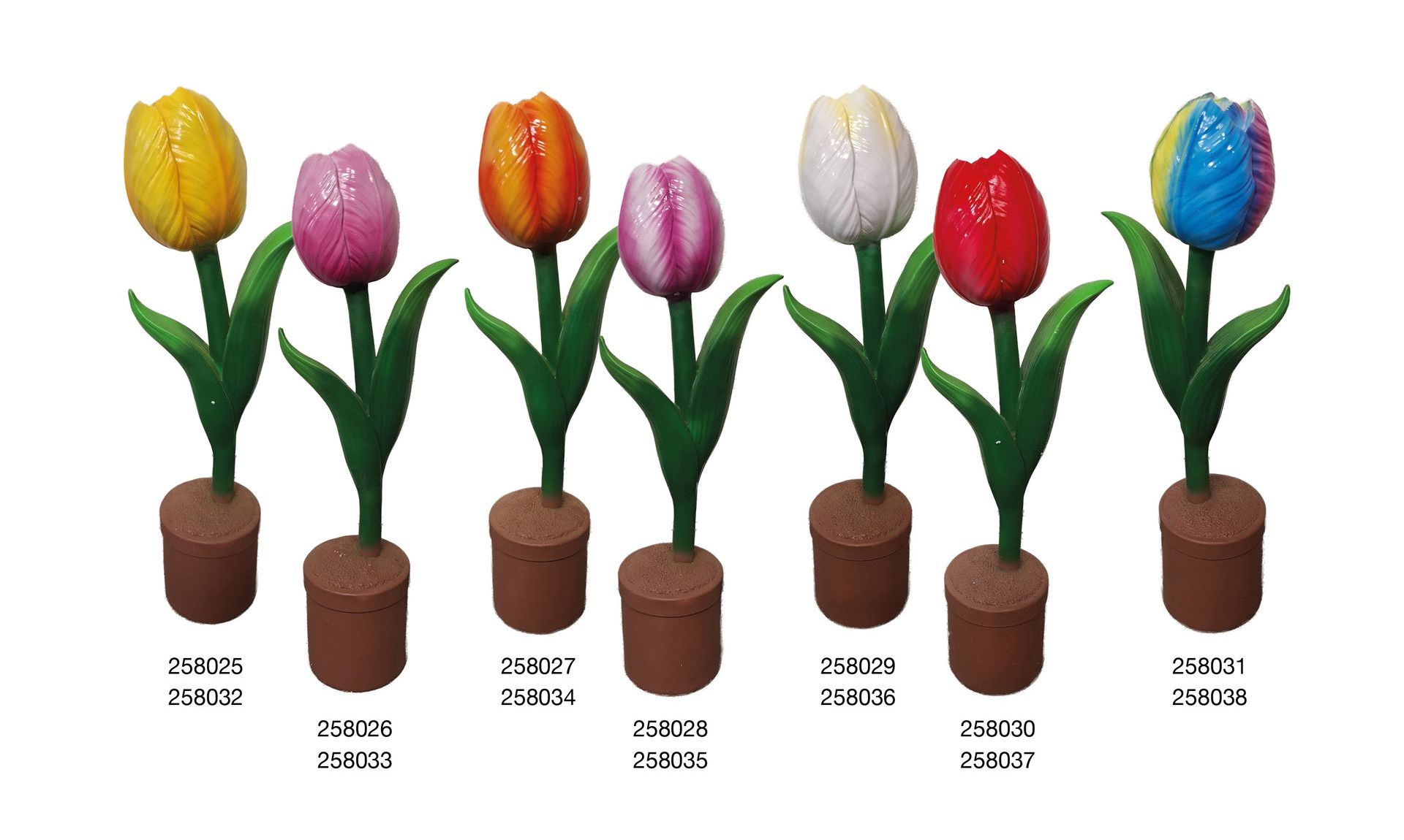 Grote Polyester Tulpen