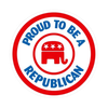 Proud to be republican badge