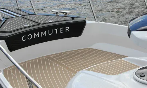 Teakdecking Systems composite decking, built for durability and easy upkeep, perfect for Commuter boats