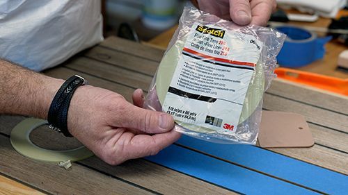 Choosing the right fine line tape is important. We recommend (and use) Scotch® #218 Fine Line Tape due to its superior adhesive properties and reliability.