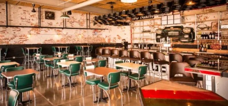 Interior of Garage Taco Bar