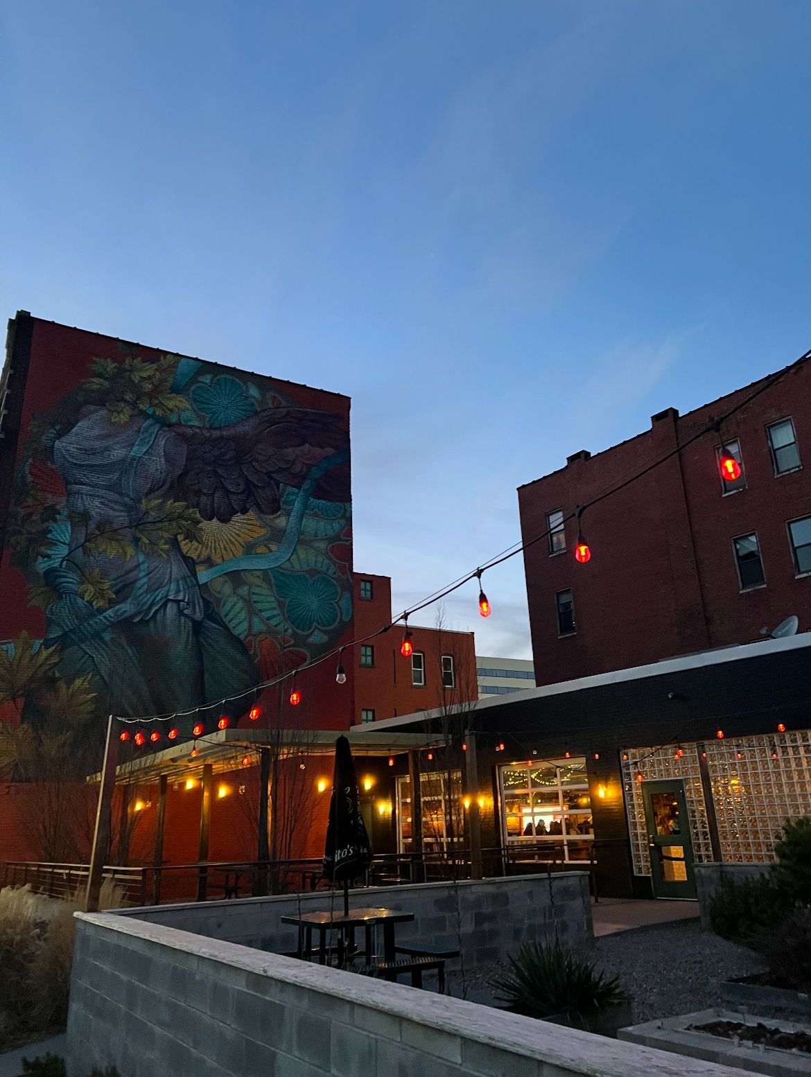 Outdoor murals of Garage Taco Bar