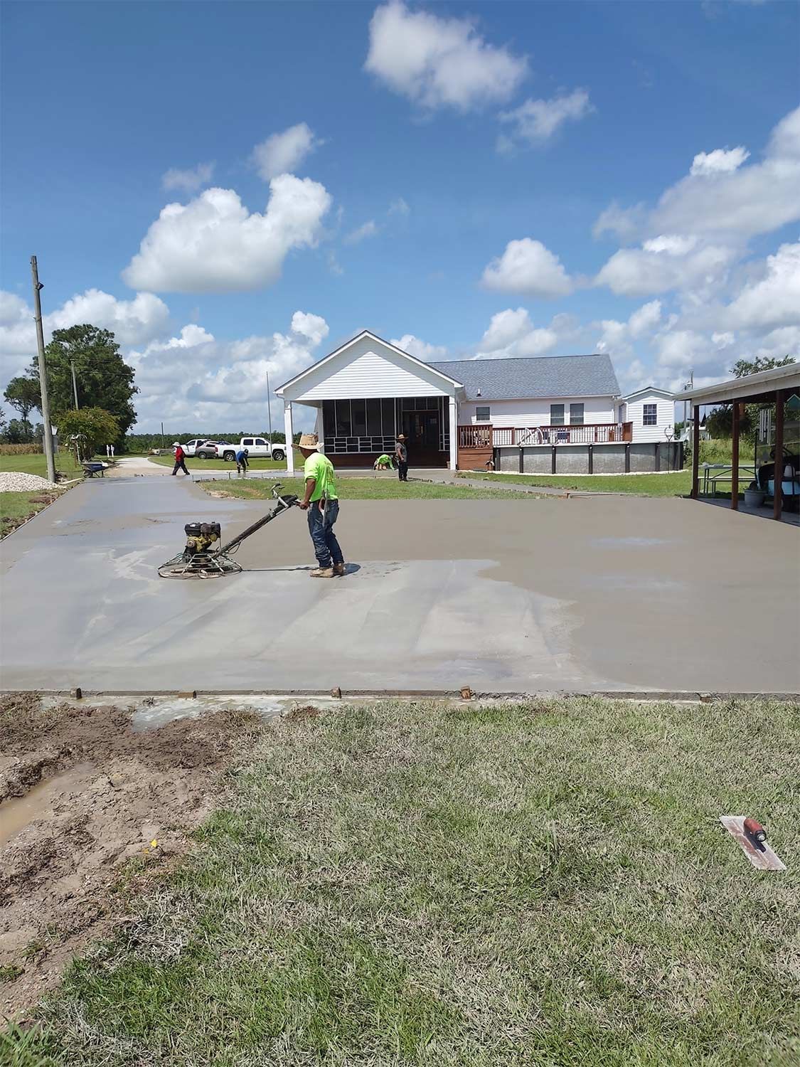 Commercial Concrete Project — Kinston, NC — Hugo's Concrete LLC